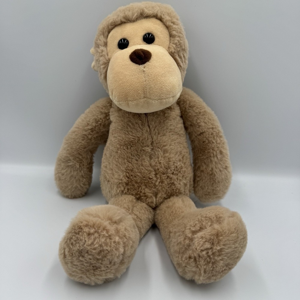 Apricot Lamb Plush Monkey Stuffed Animal Soft Brown Toy Kids Gift NWT 15"